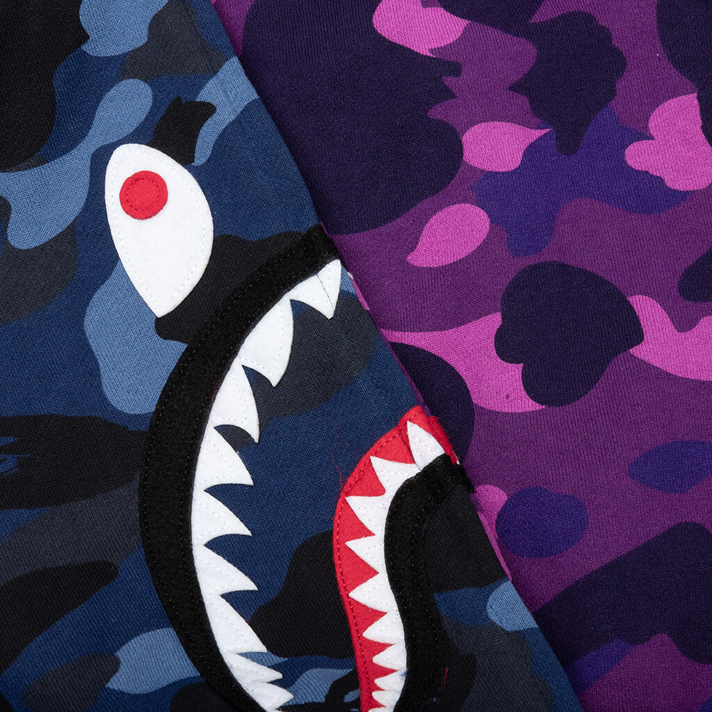 Crazy Shark Wide Fit Full Zip Double Hoodie - Multi
