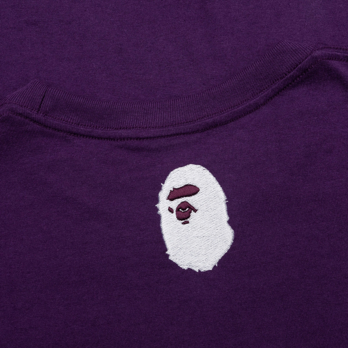 A Bathing Ape Logo Tee - Purple