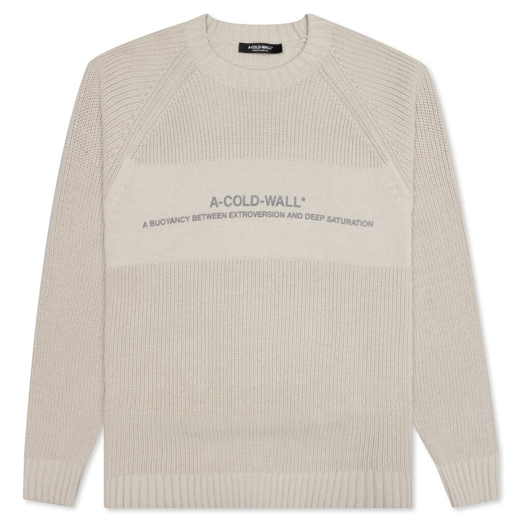 A-Cold Wall Dialogue Knit - Bone