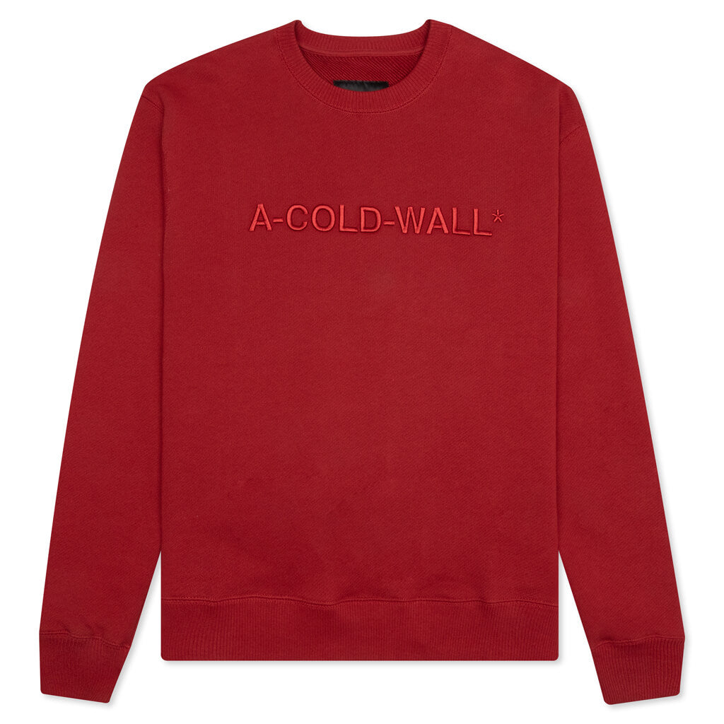 Logo Sweatshirt - Deep Red