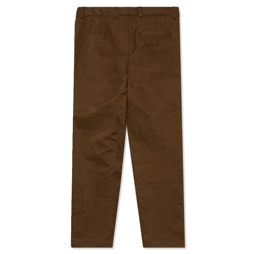 Tapered Nylon Pants - Umber