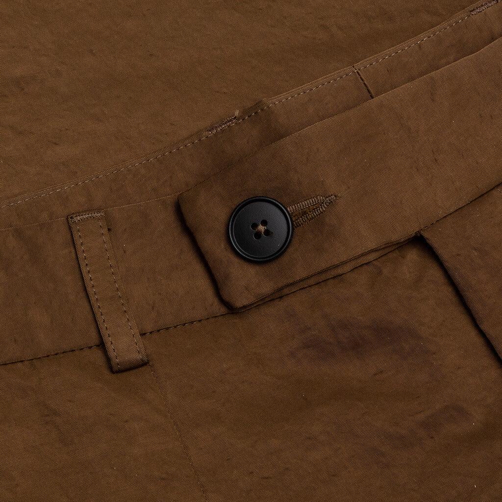 Tapered Nylon Pants - Umber