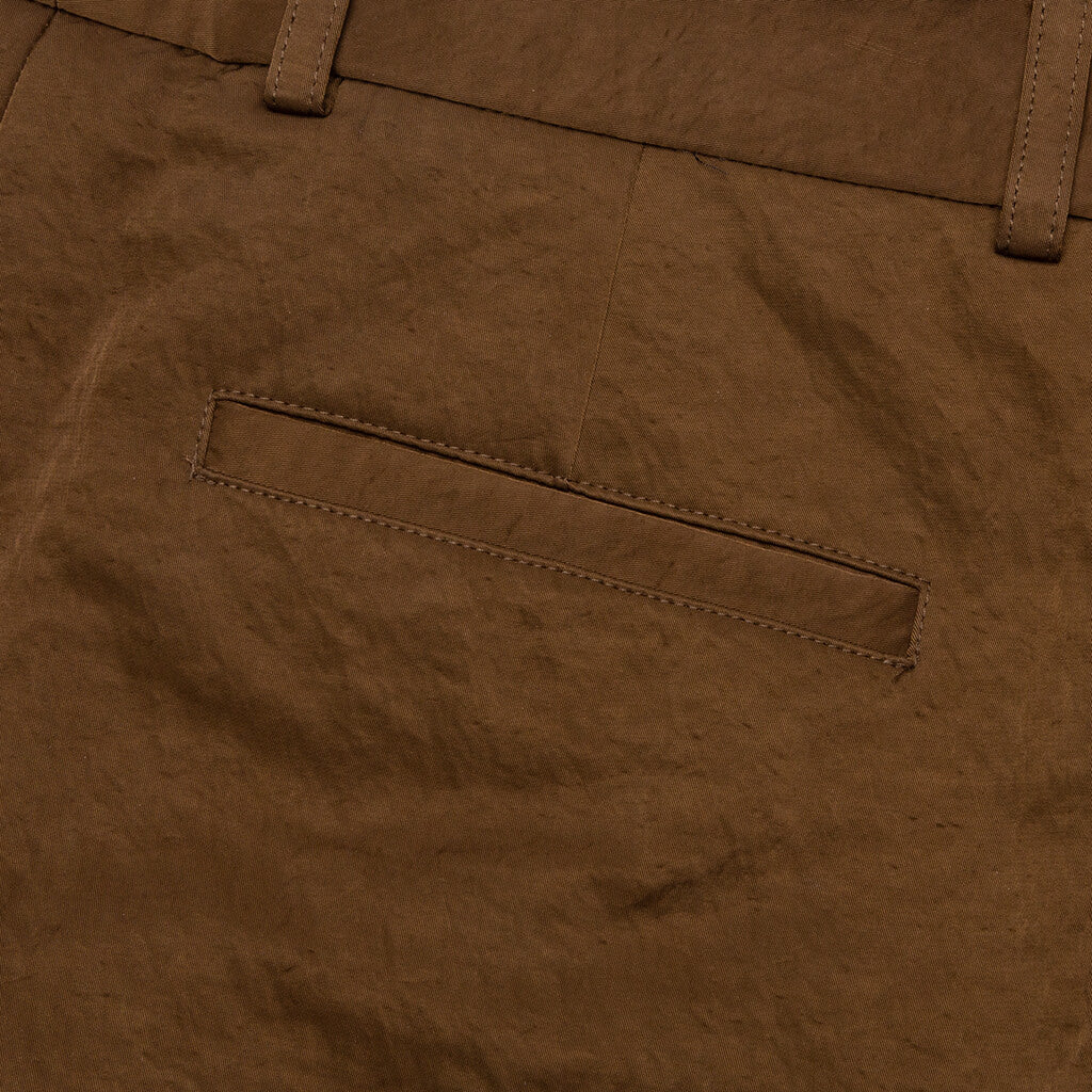 Tapered Nylon Pants - Umber