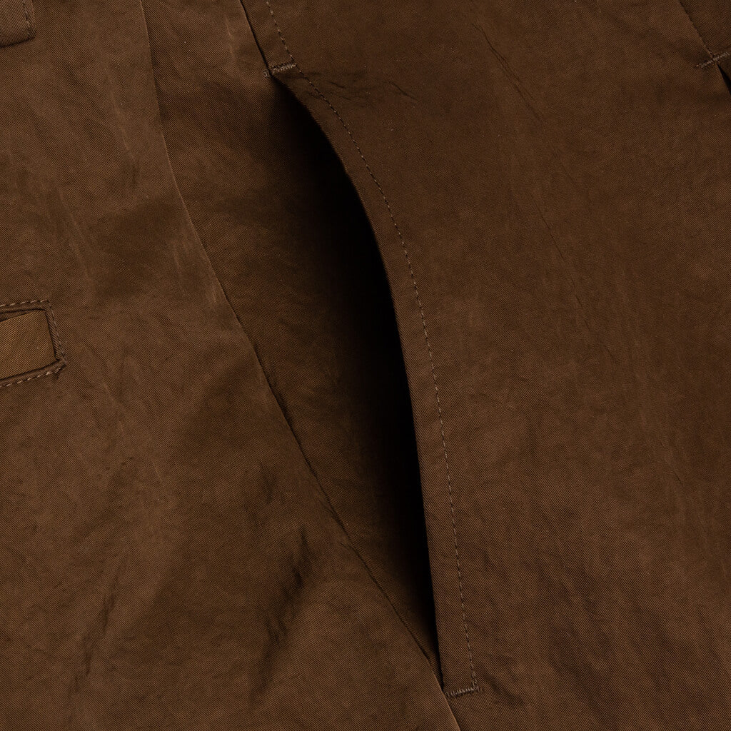 Tapered Nylon Pants - Umber