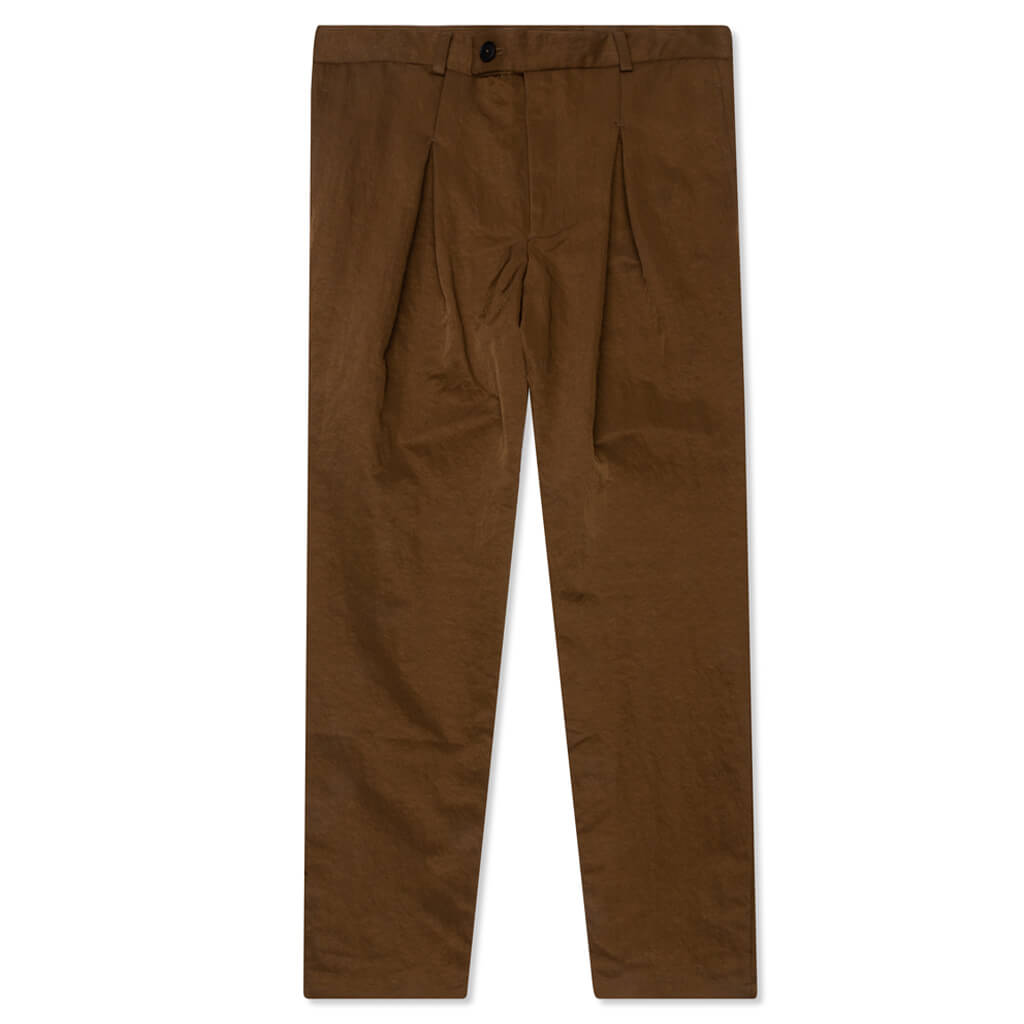 Tapered Nylon Pants - Umber