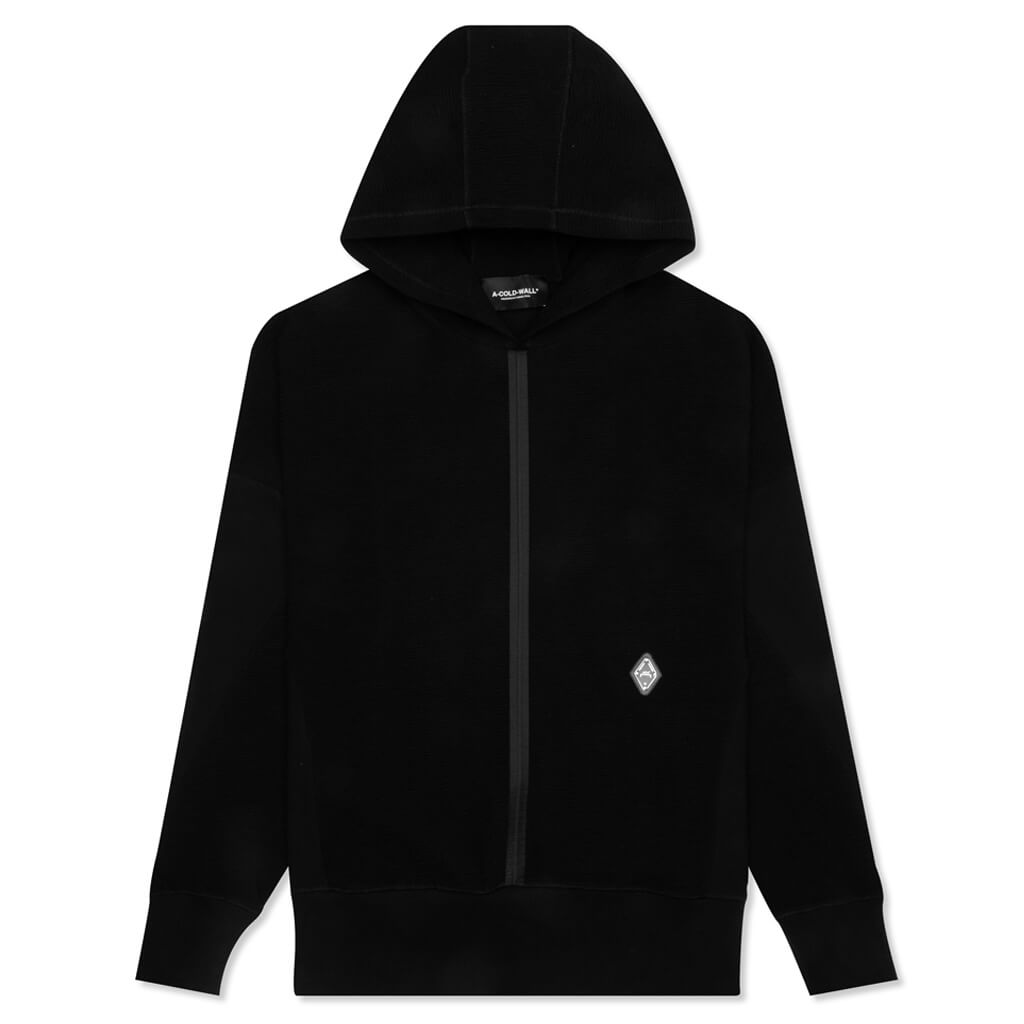 Textured Hoodie - Black