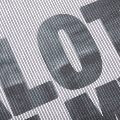 A Lot on My Mind Oversized Workshirt - Grey Stripes