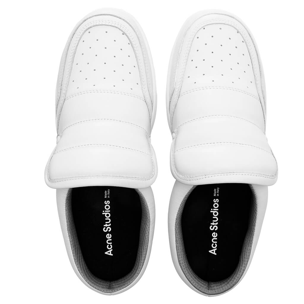 Slip  Mule - White