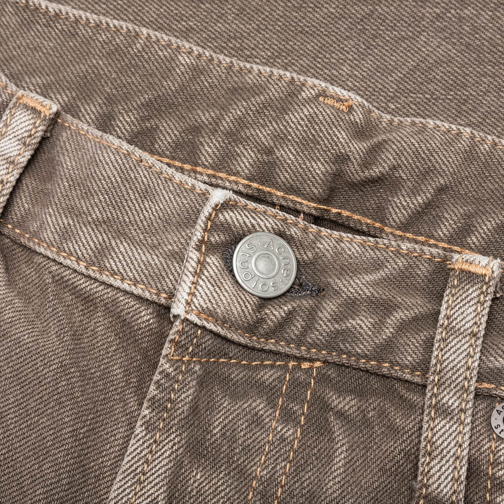 Straight Fit Jeans - Beige