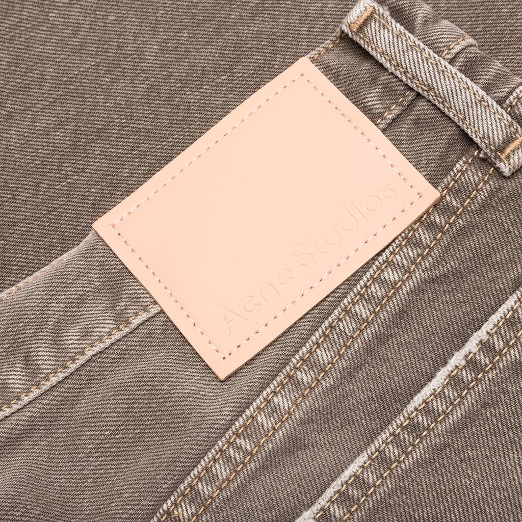 Straight Fit Jeans - Beige