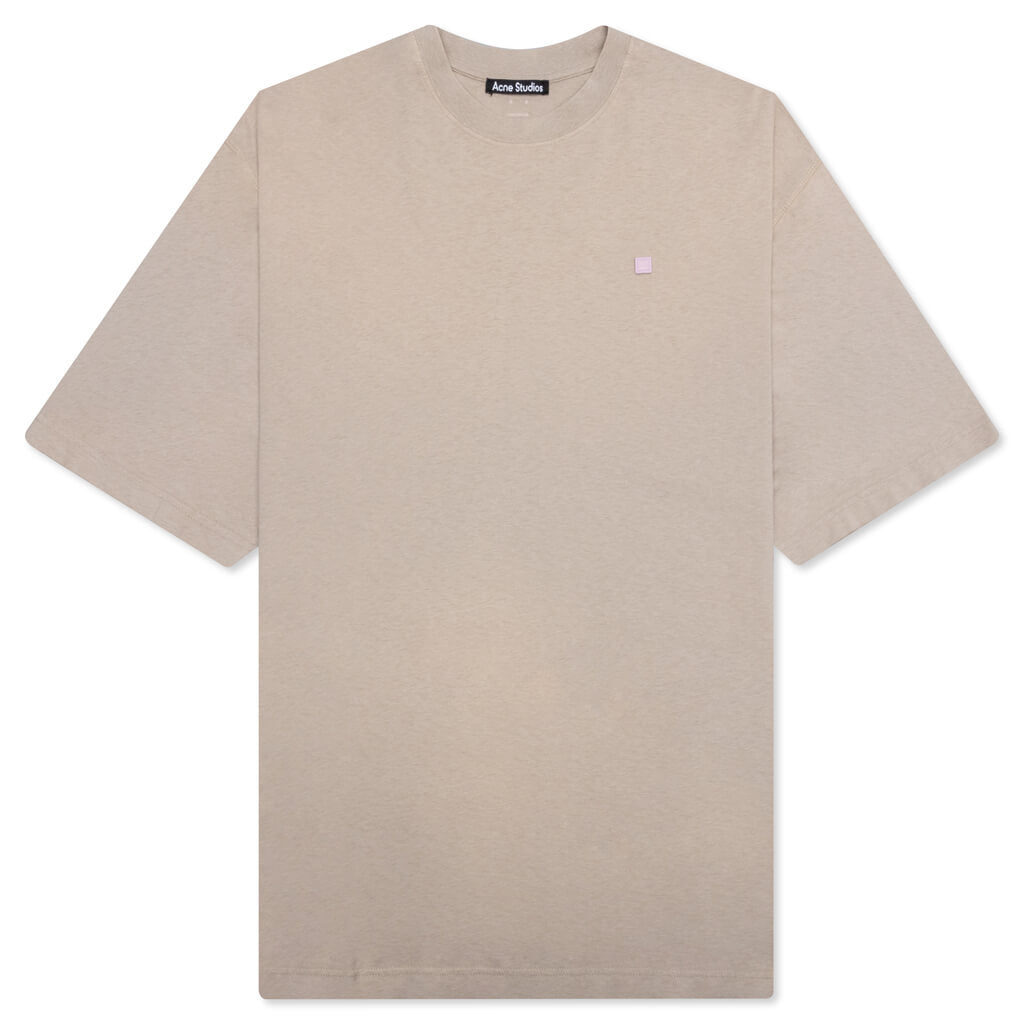 Crew Neck T-Shirt - Mushroom Beige