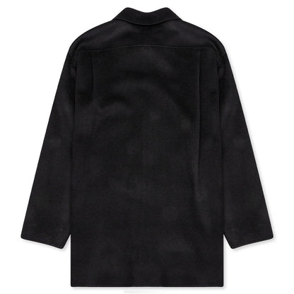 Double Face Shirt Jacket - Black