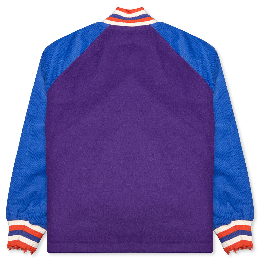 Bomber Jacket - Purple/Sapphire Blue
