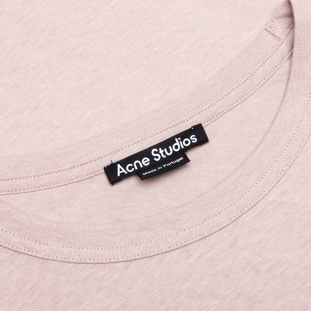 Face Logo Patch T-Shirt - Violet Pink/Melange