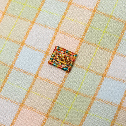 Flannel Shirt - Orange/Beige