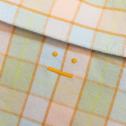 Flannel Shirt - Orange/Beige