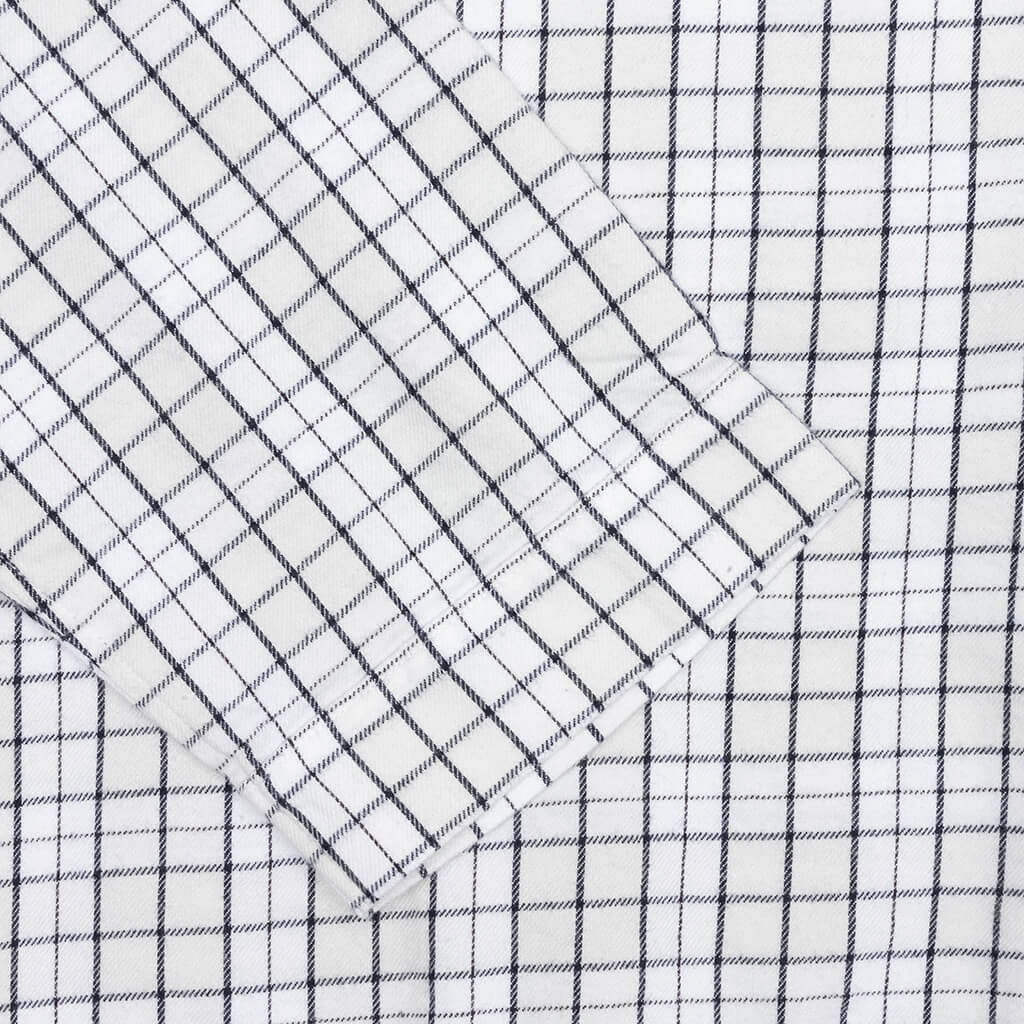 Flannel Shirt - White/Black