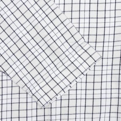 Flannel Shirt - White/Black