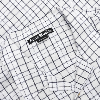Flannel Shirt - White/Black