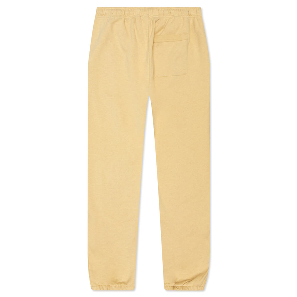 Fleece Sweatpants - Pale Yellow/Melange