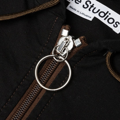 Hooded Down Jacket - Black