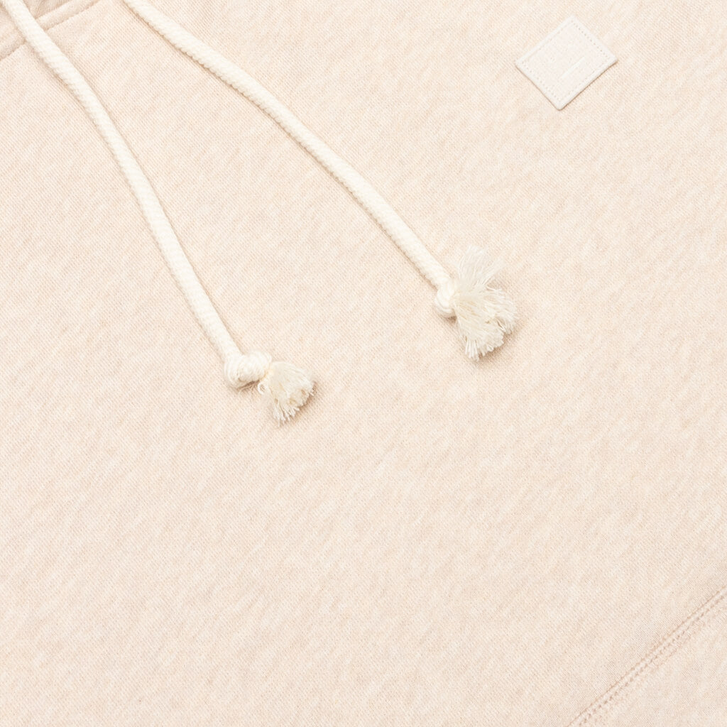 Fonbar Face Hooded Sweatshirt - Oatmeal Melange