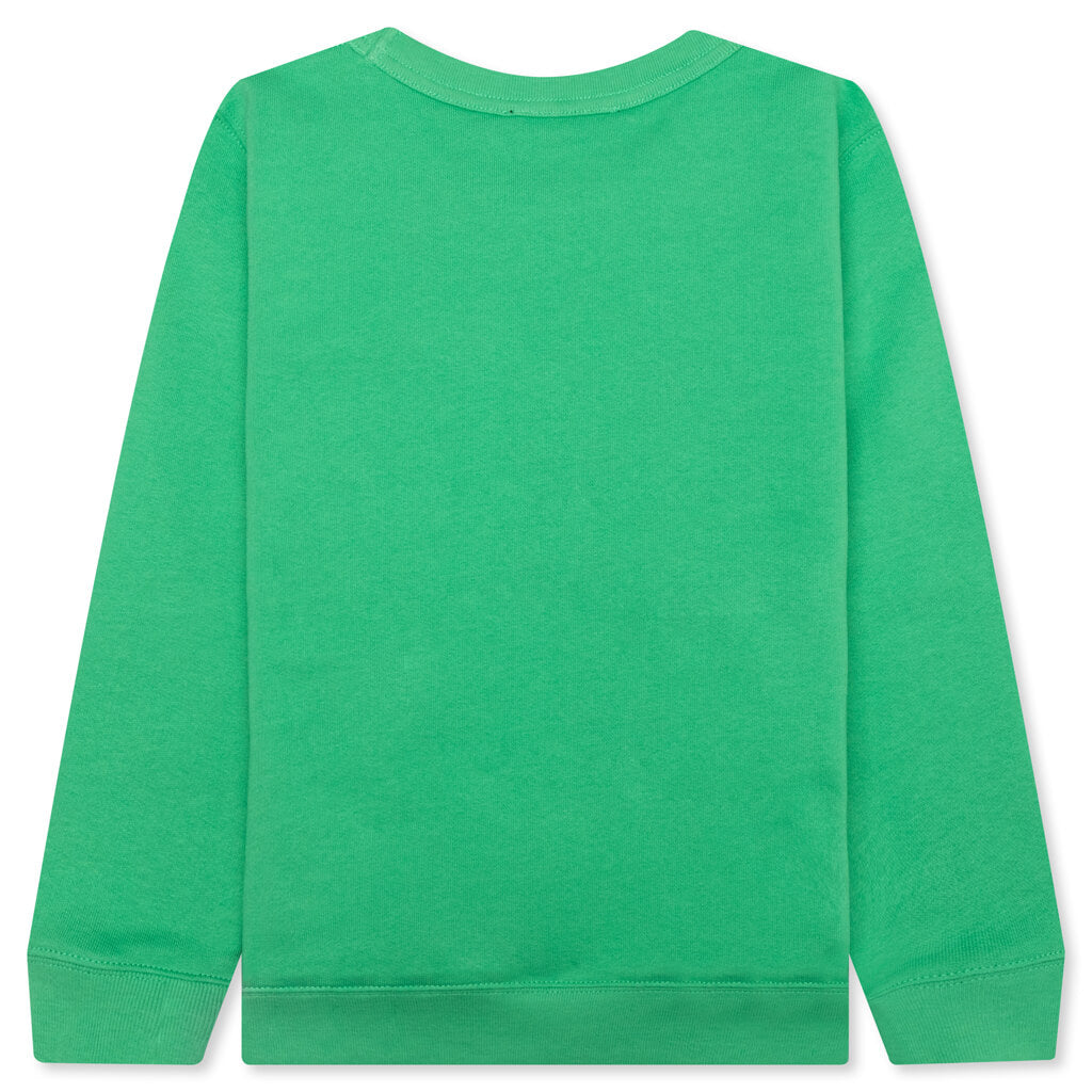 Kid's Crewneck Sweatshirt - Fern Green