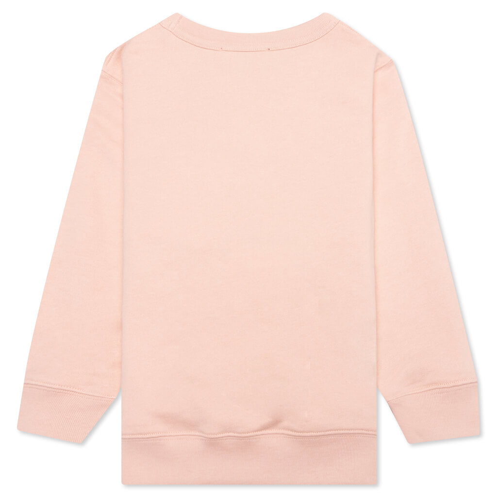 Kid's Crewneck Sweatshirt - Powder Pink
