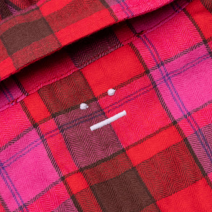 L/S Shirt - Fuchsia Pink/Wine Red