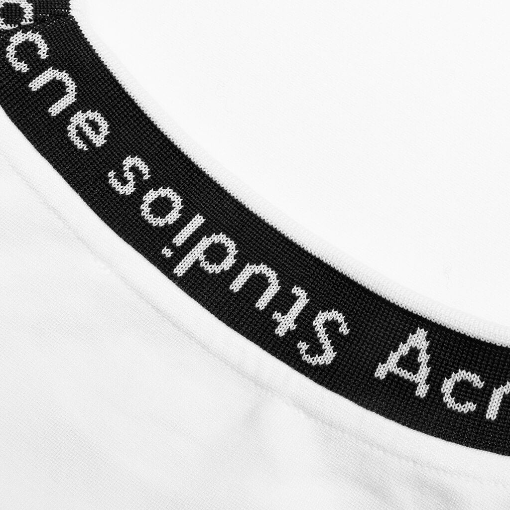 Logo Rib T-Shirt - Optic White