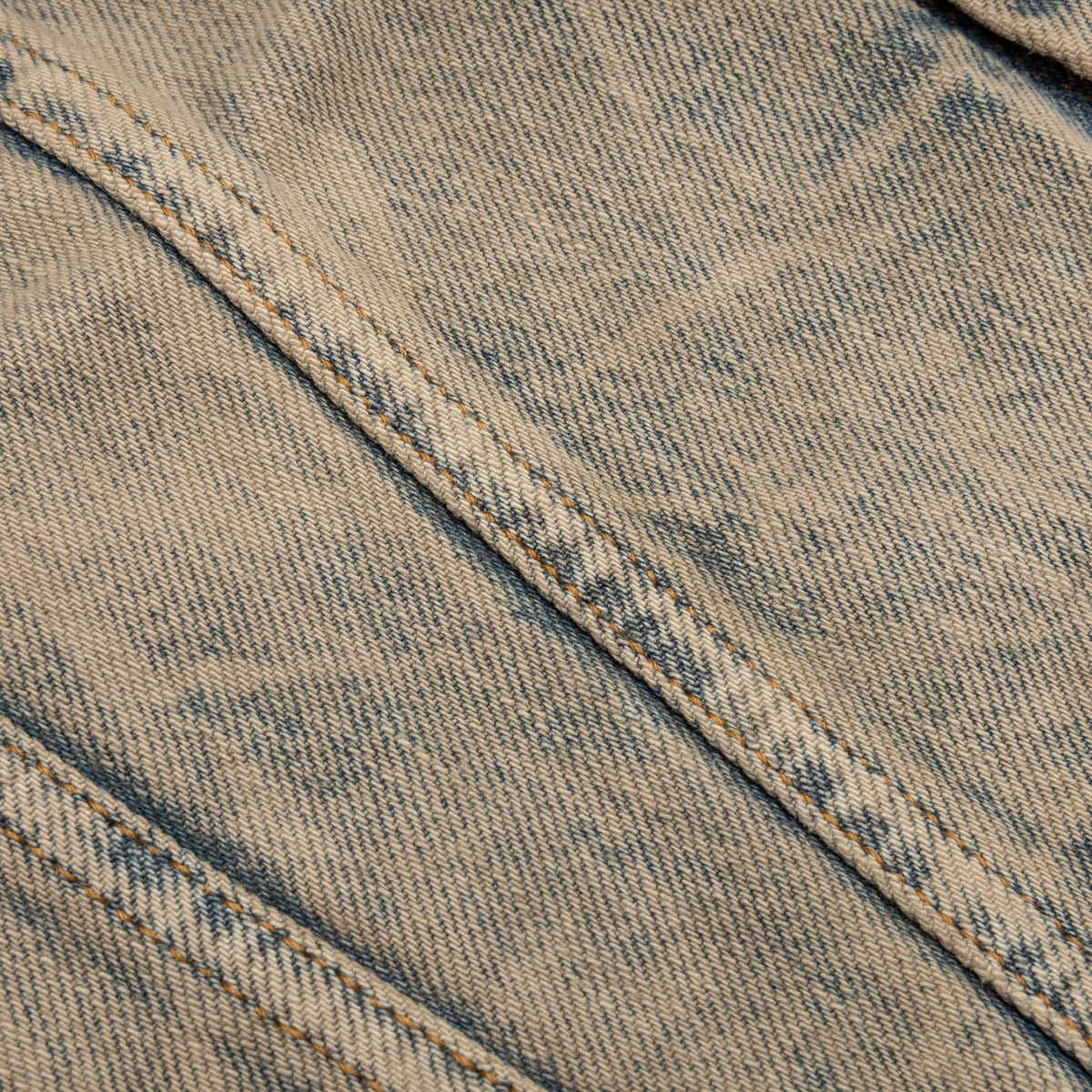 Denim Jacket - Light Blue/Brown