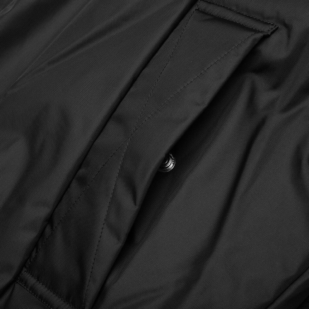 Padded Nylon Jacket - Black