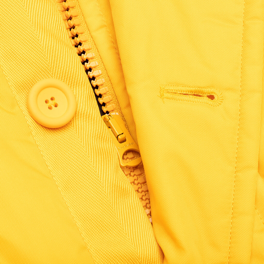 Padded Nylon Jacket - Yellow