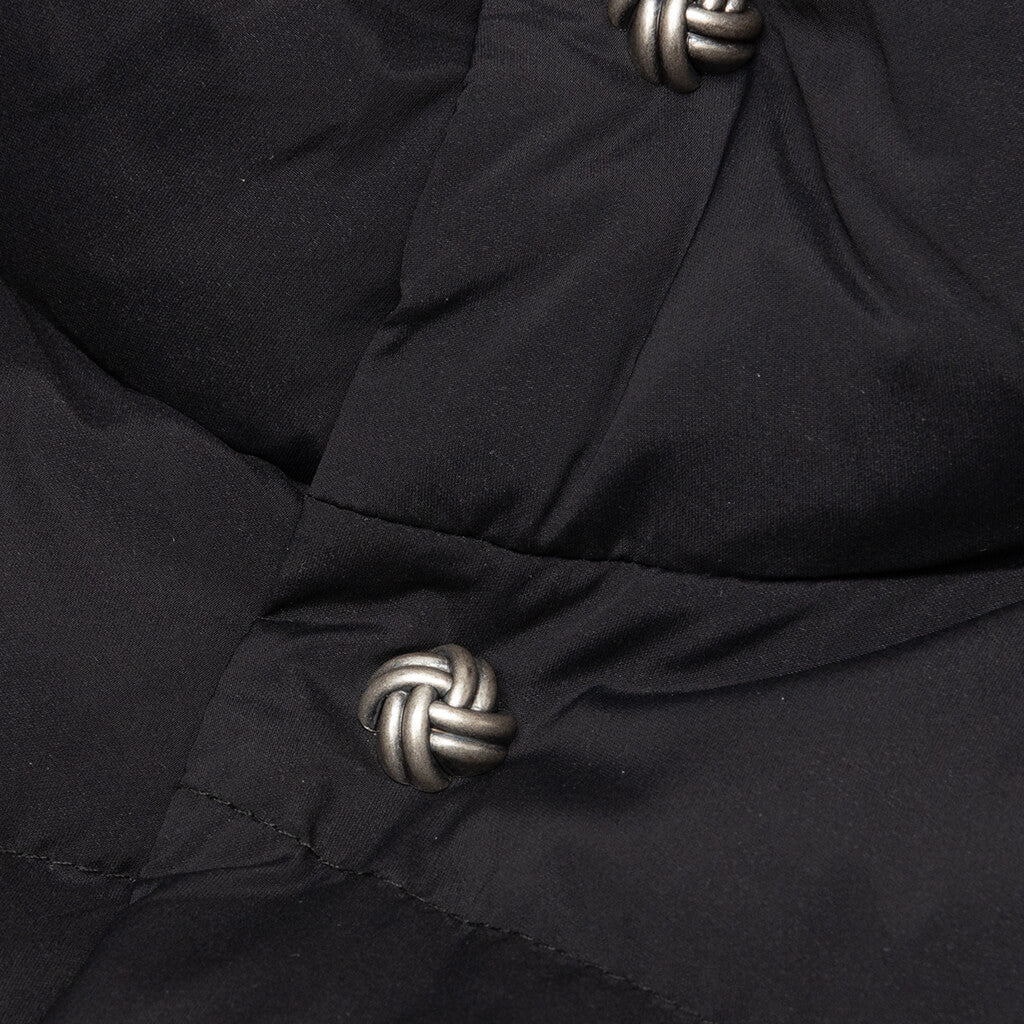 Long Down Coat - Black