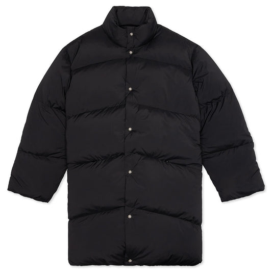 Long Down Coat - Black