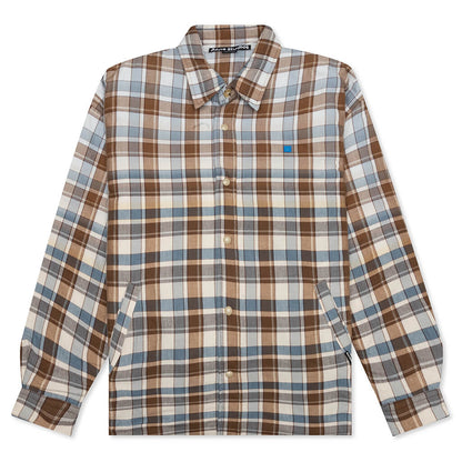Oversized Shirt - Blue/Peach