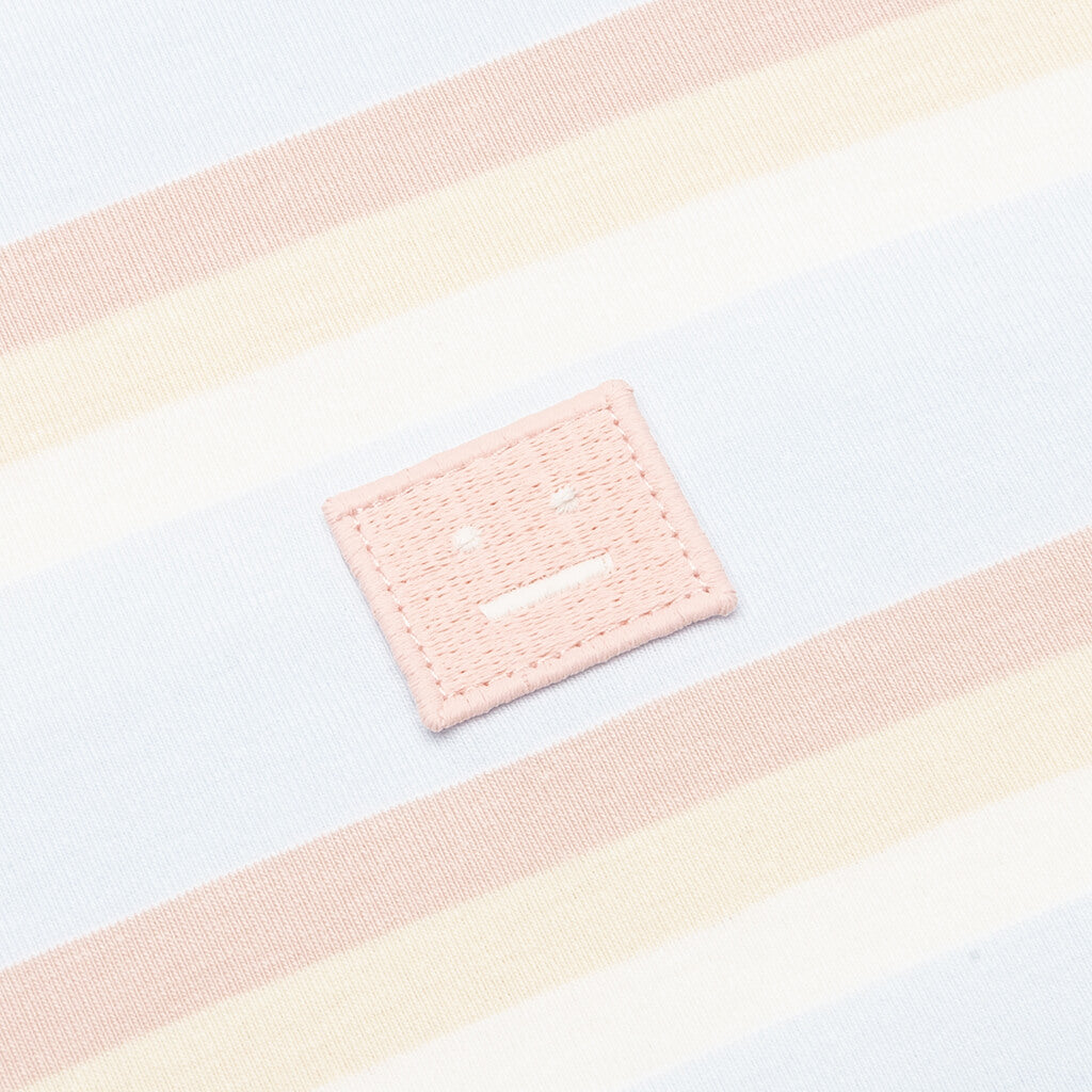 Pastel Stripe T-Shirt - Powder Blue