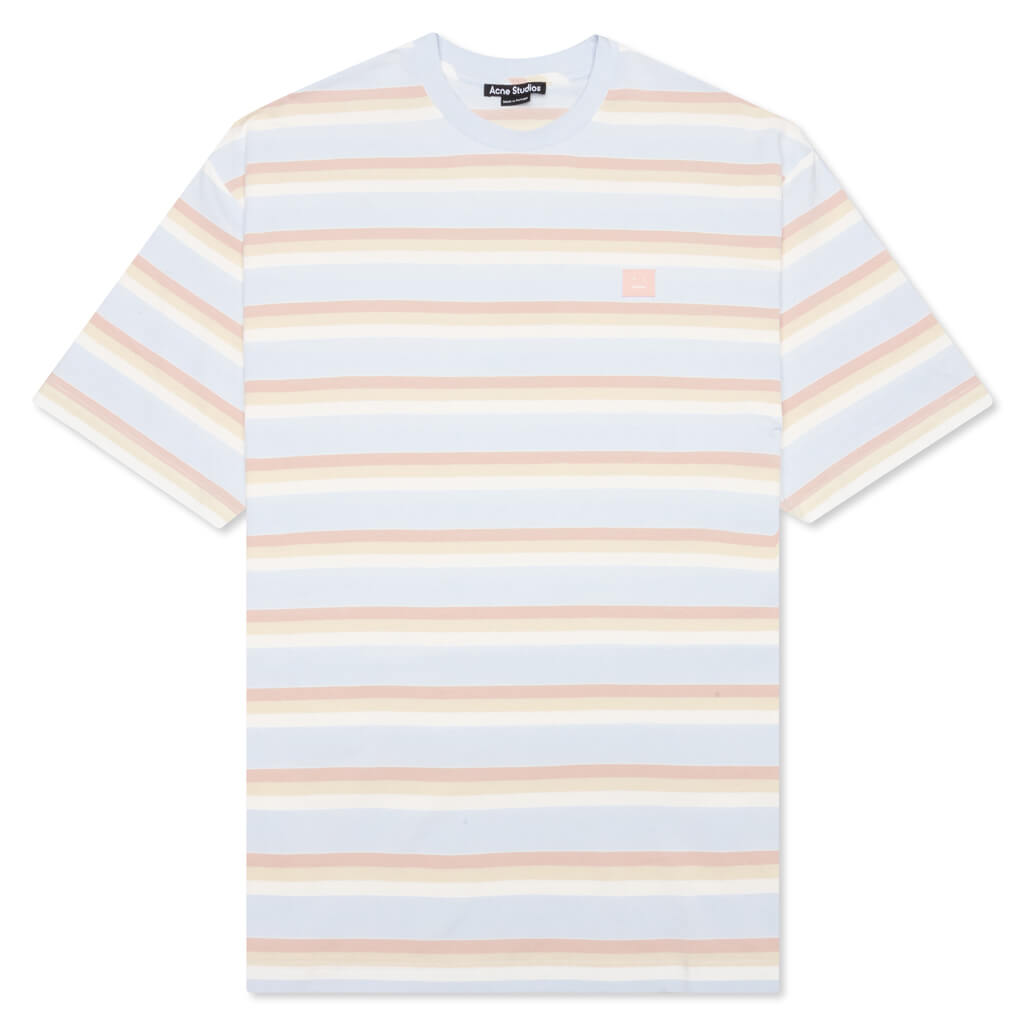 Pastel Stripe T-Shirt - Powder Blue