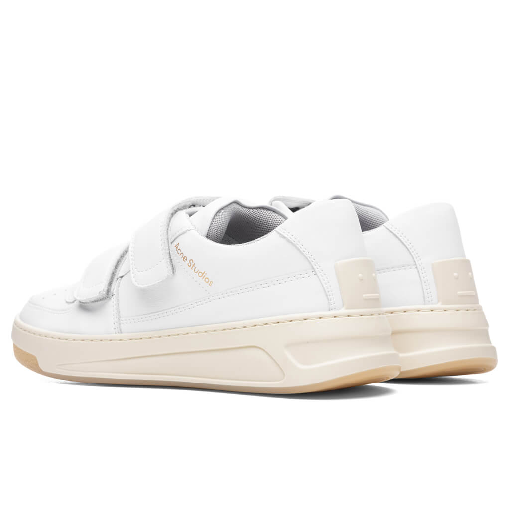 Perey Velcro Strap Sneakers - White