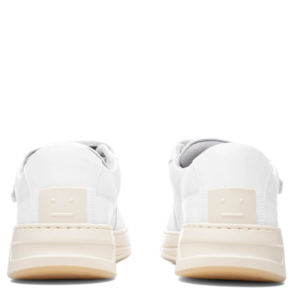 Perey Velcro Strap Sneakers - White