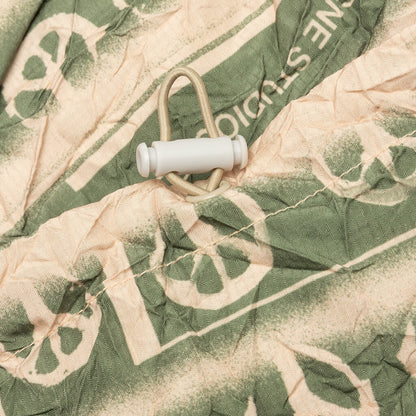 Ripstop Jacket - Peach/Khaki Green