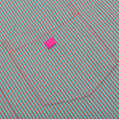 S/S Shirt - Turquoise/Red