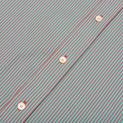 S/S Shirt - Turquoise/Red