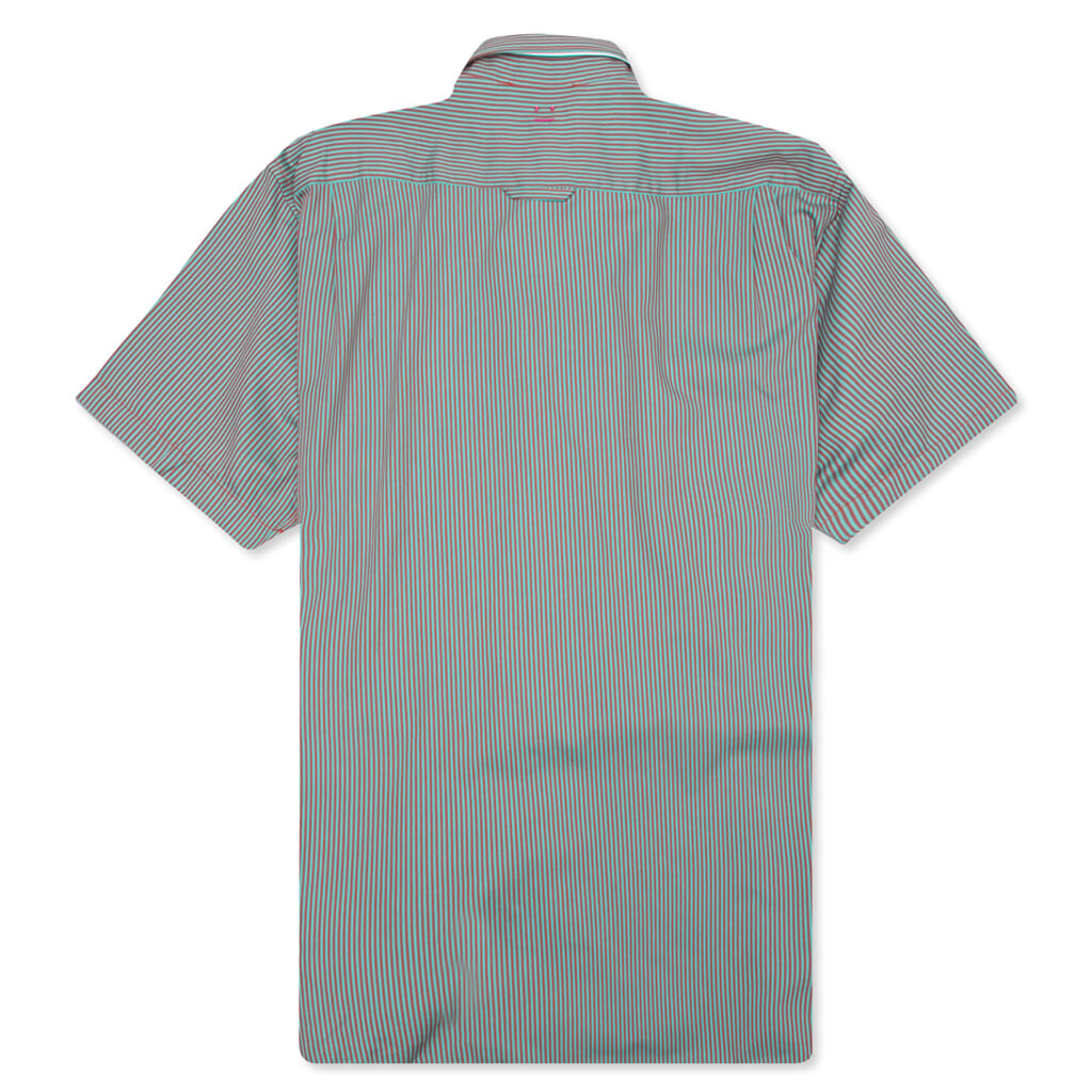 S/S Shirt - Turquoise/Red