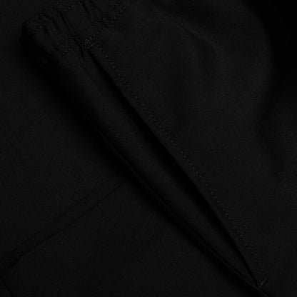 Mohair-Blend Trousers - Black