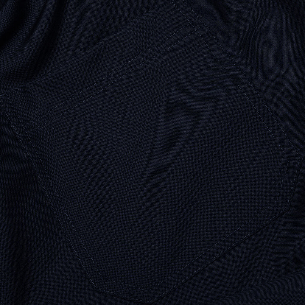 Mohair-Blend Trousers - Navy