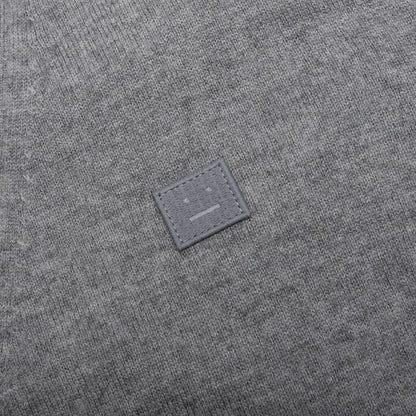 Wool Knit Cardigan - Grey Melange