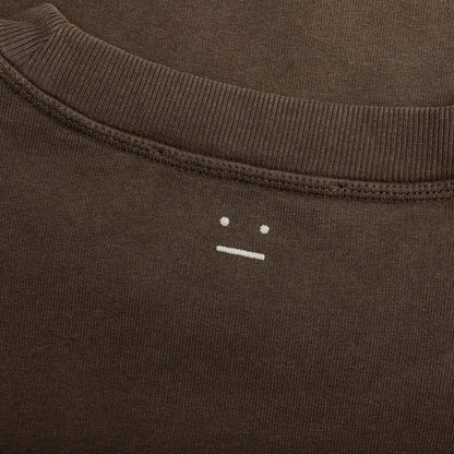 Crew Neck Sweatshirt - Coffee Brown