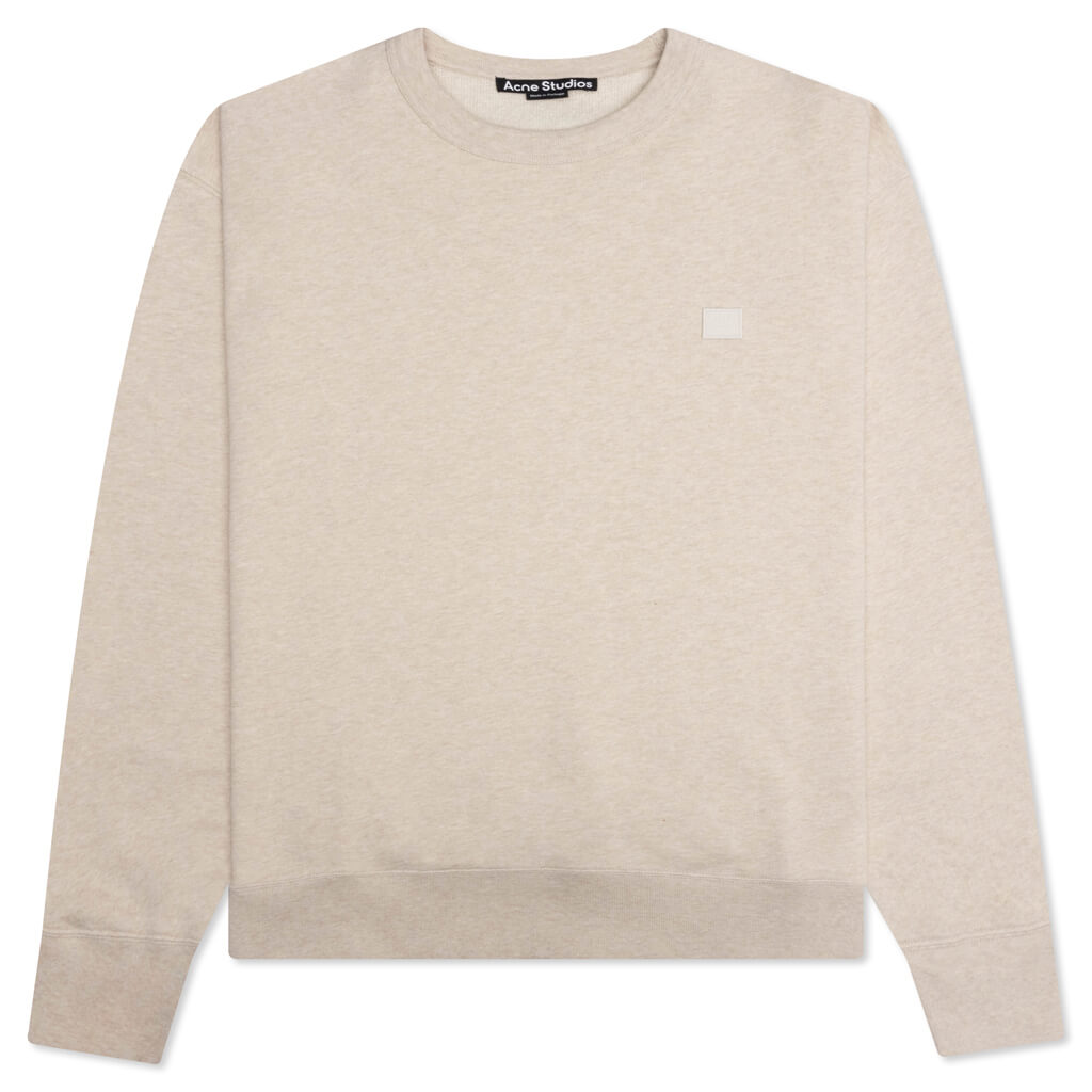 Crew Neck Sweatshirt - Oatmeal Melange