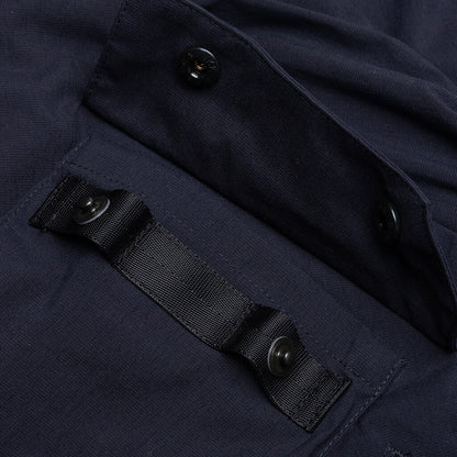 Encapsulated Nylon Ultrawide Drawcord Cargo Trouser - Navy